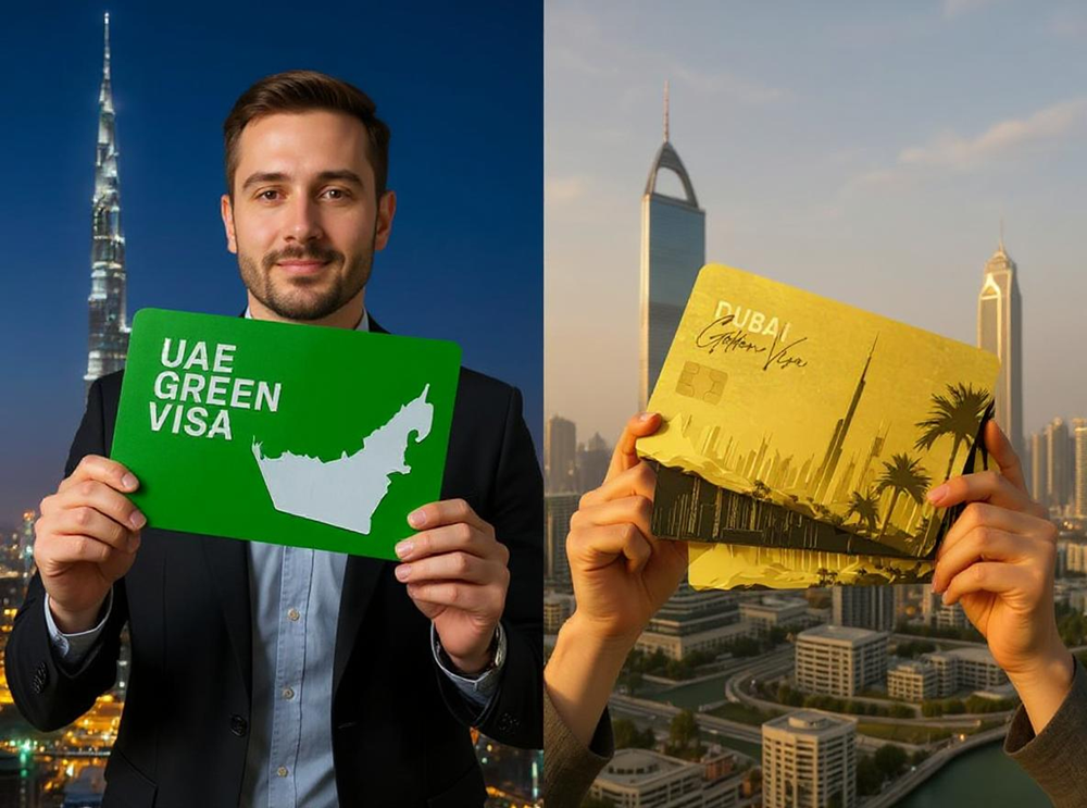 comparison between UAE Green Visa and Golden Visa