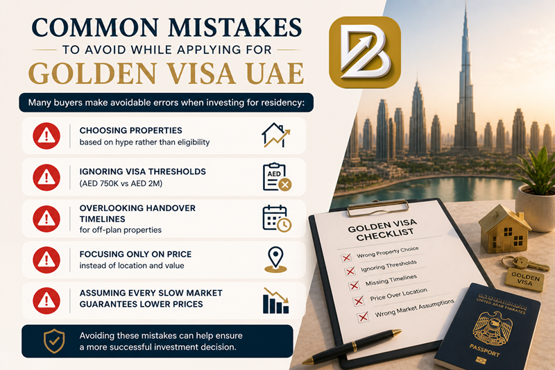 Common Mistakes to Avoid While Applying for Golden Visa UAE