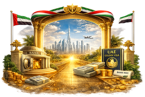 Golden Visa through a Fixed Term Bank Deposit in the UAE