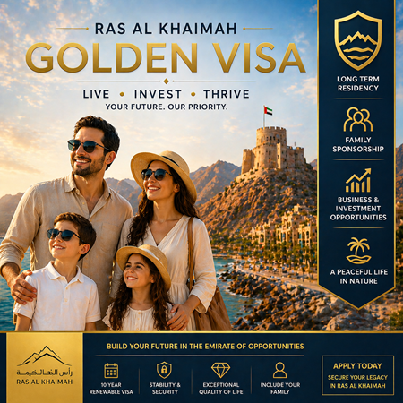 Golden visa in Ras Al Khaimah