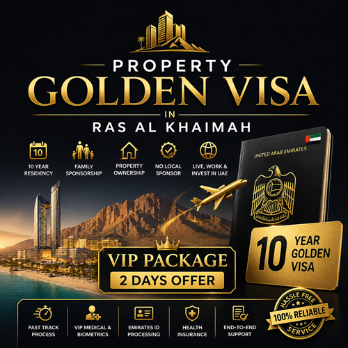 RAK Golden Visa through property