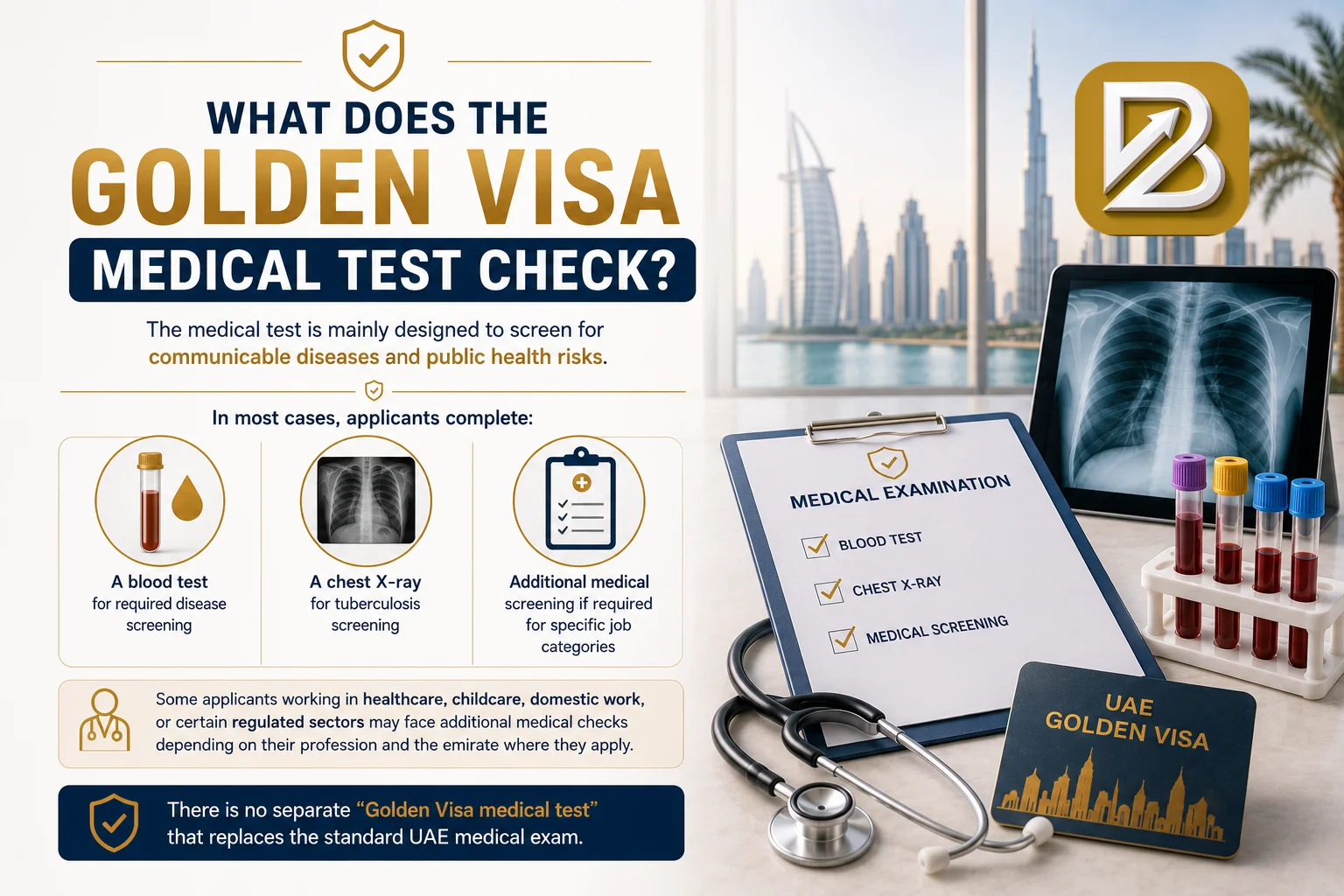 What Does the Golden Visa Medical Test Check