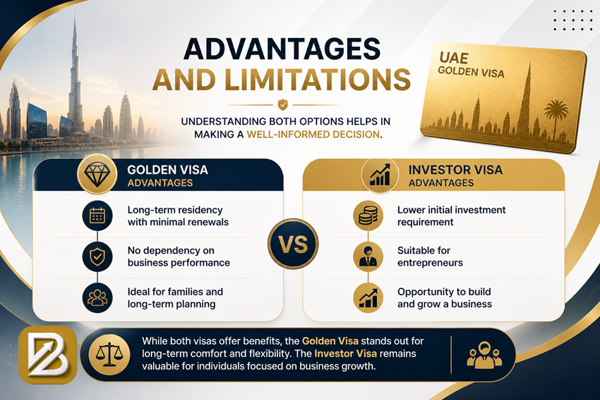 Advantages and Limitations of Golden Visa UAE