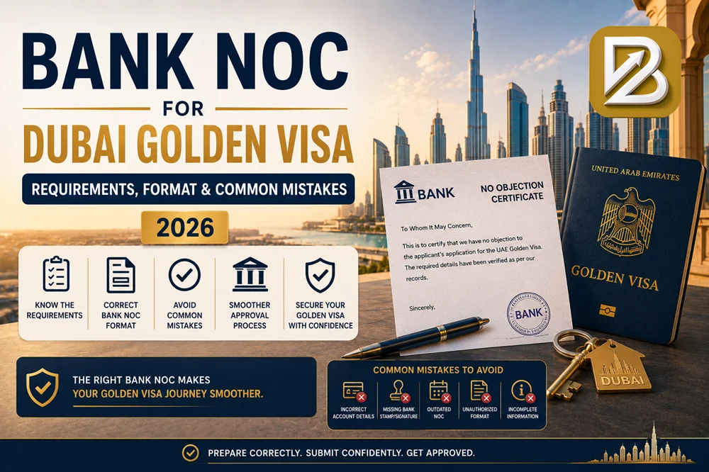 Bank NOC for Dubai Golden Visa