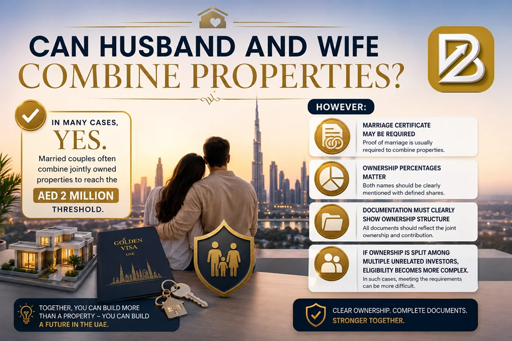 Can Husband and Wife Combine Properties for Golden Visa