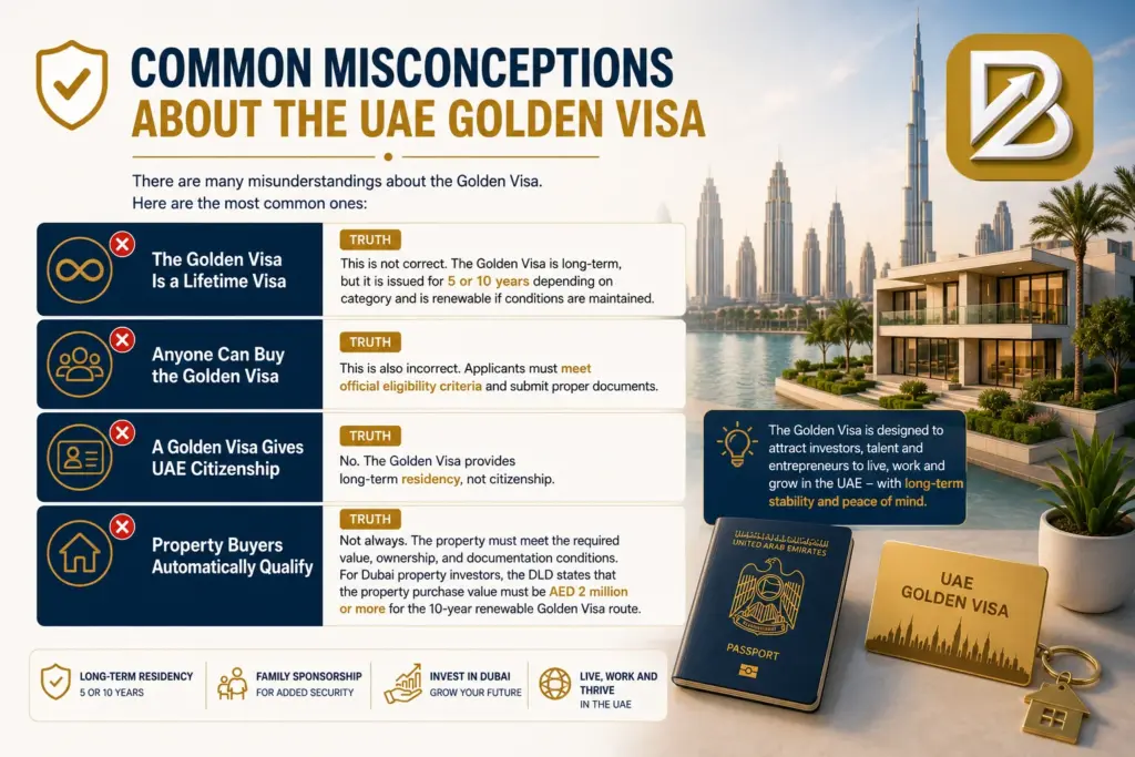 Common Misconceptions About the UAE Golden Visa