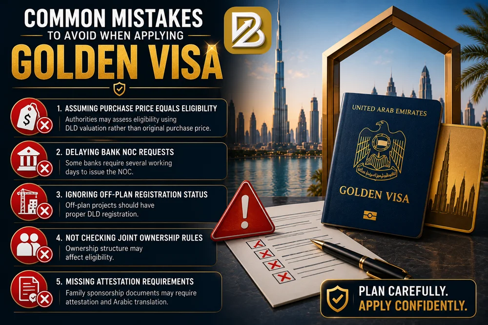 Common Mistakes to Avoid When Applying Golden Visa