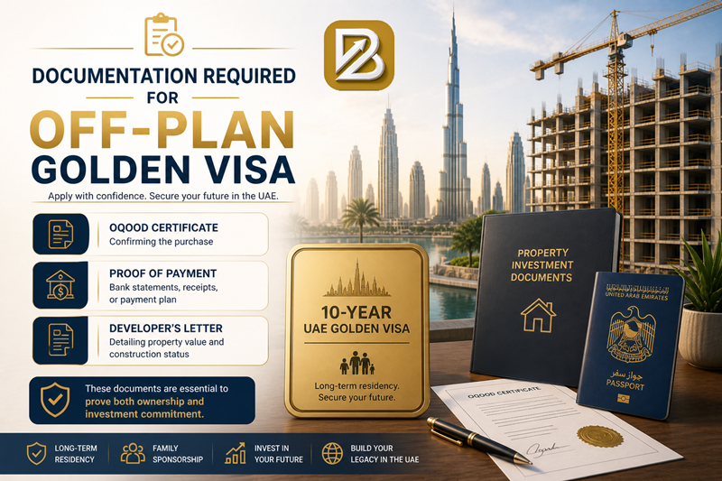 Documentation Required for Off Plan Golden Visa