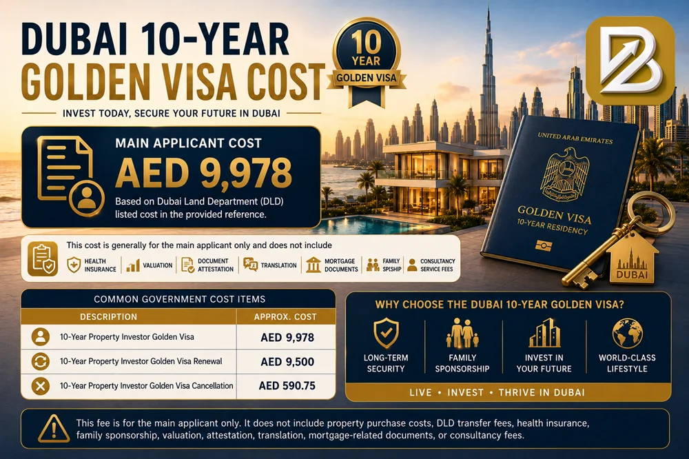 Dubai 10 Year Golden Visa Cost