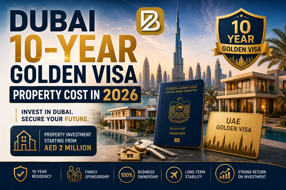 Dubai 10-Year Golden Visa Property Cost in 2026