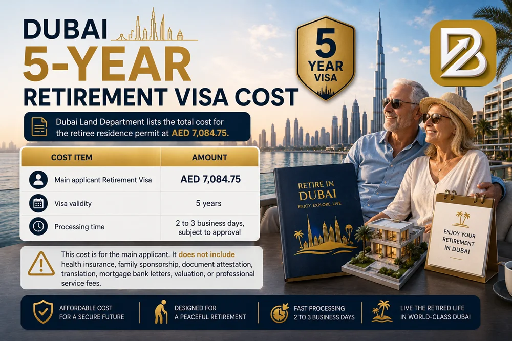 Dubai 5 Year Retirement Visa Cost