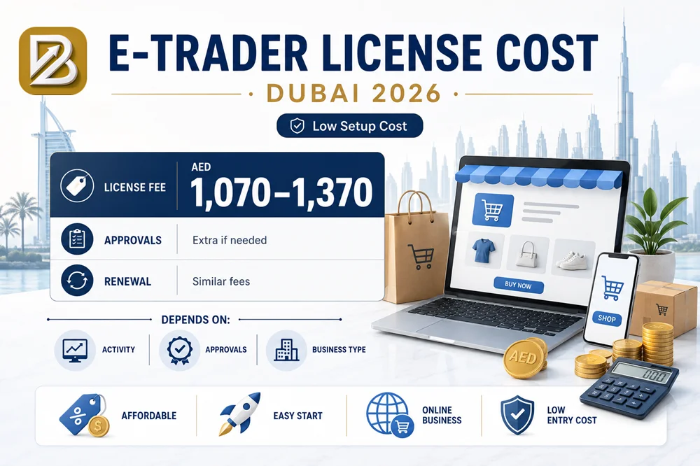 E Trader License Cost in Dubai 2026