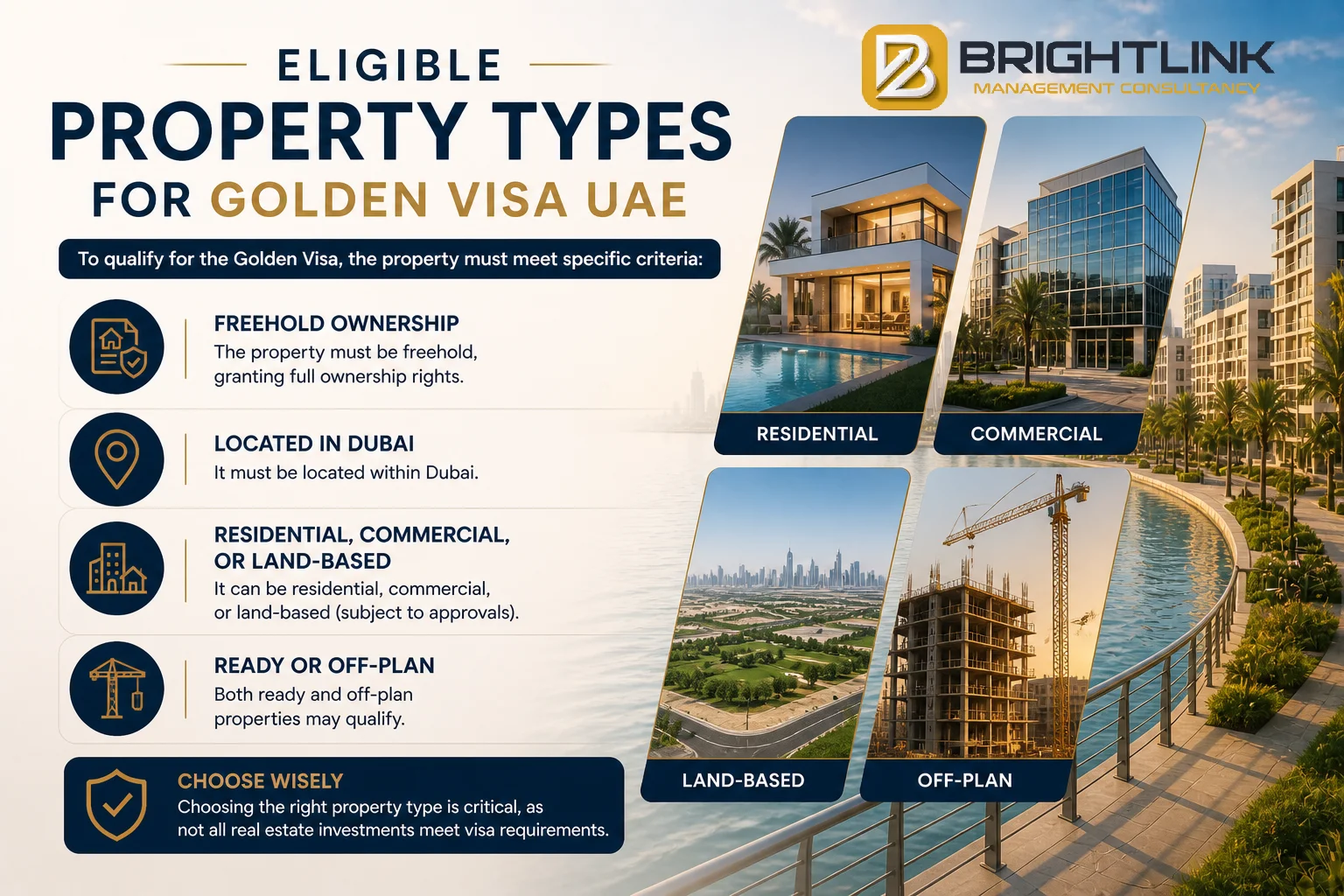 Legal Requirements for Buying Property in Dubai for the Golden Visa 2 Eligible Property Types for Golden Visa UAE