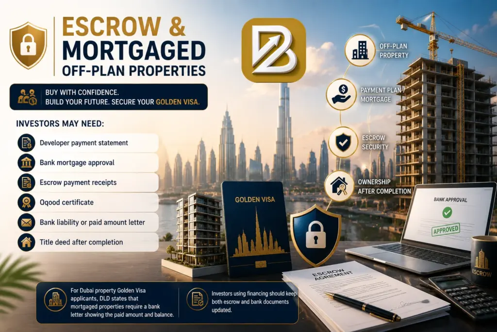 Escrow and Mortgaged Off Plan Properties