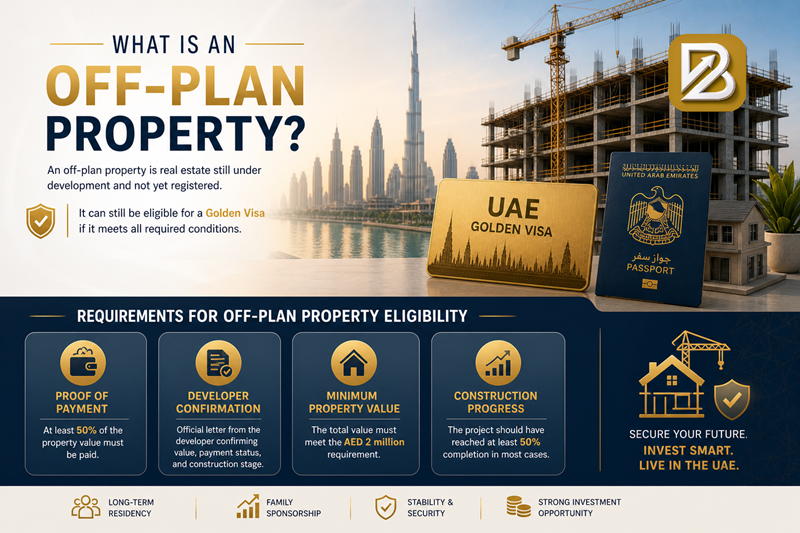 Golden Visa Requirements for Off Plan Property in UAE