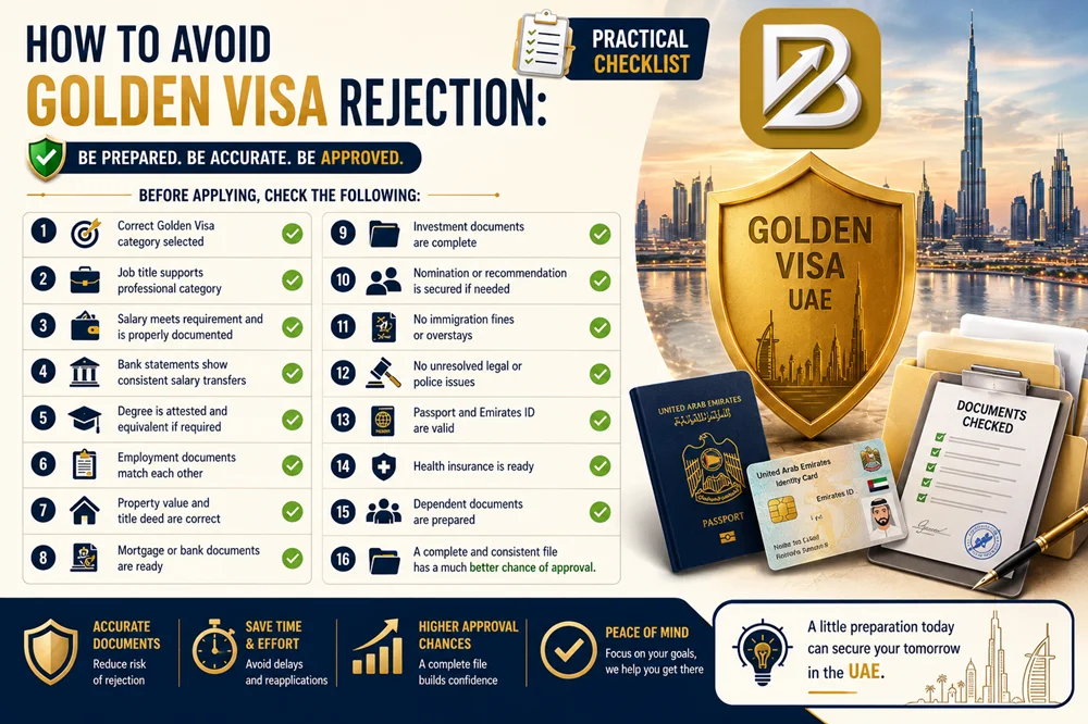 How to Avoid Golden Visa Rejection