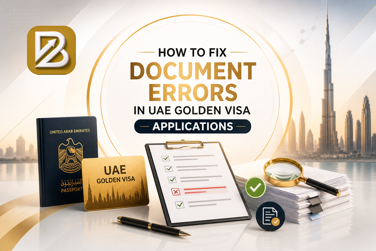 How to Fix Document Errors in UAE Golden Visa-Applications