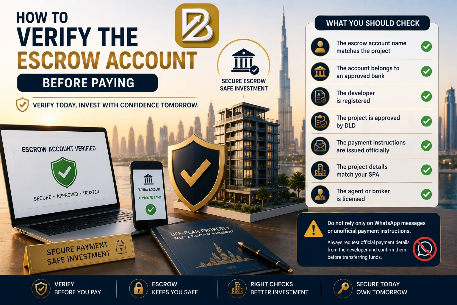 How to Verify the Escrow Account Before Paying