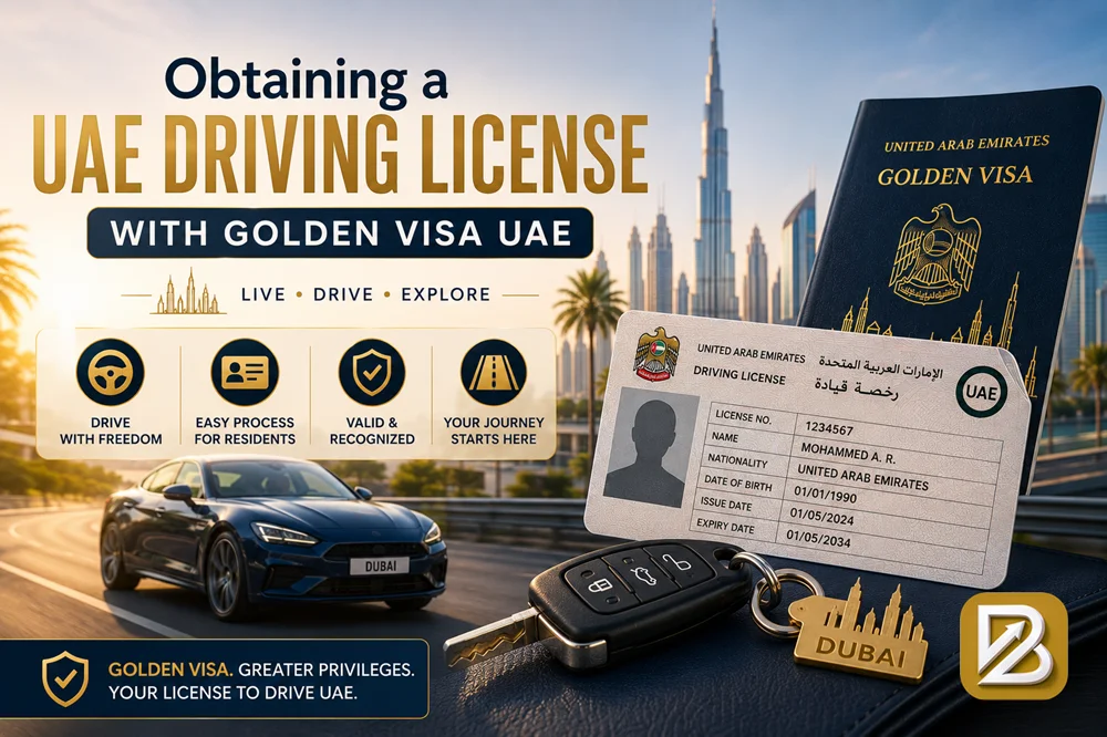 Obtaining a UAE Driving License with Golden Visa UAE