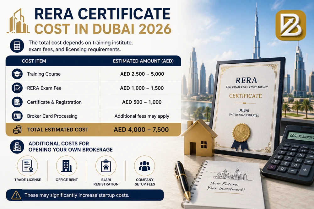 RERA Certificate Cost in Dubai